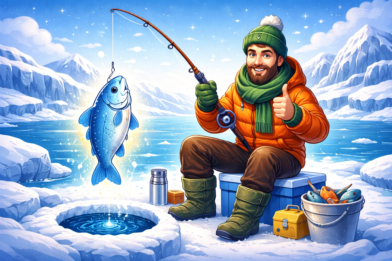 Përvoja e përgjithshme në Ice Fishing